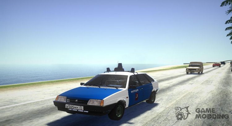 ВАЗ - 2109 Милиция для GTA San Andreas