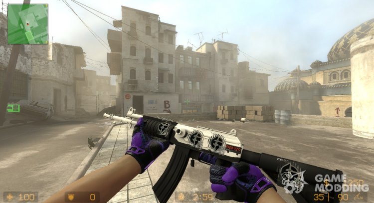 Galil AR Tuxedo (RMR Stickers) for Counter-Strike Source