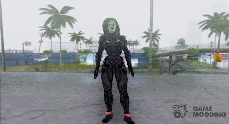 Guardians of the Galaxy Gamora v1 для GTA San Andreas