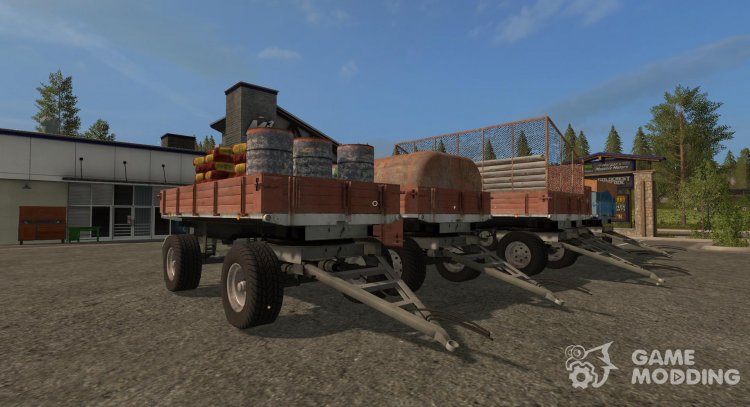 Mod pack trailers BSS П93С version 5.0 for Farming Simulator 2017