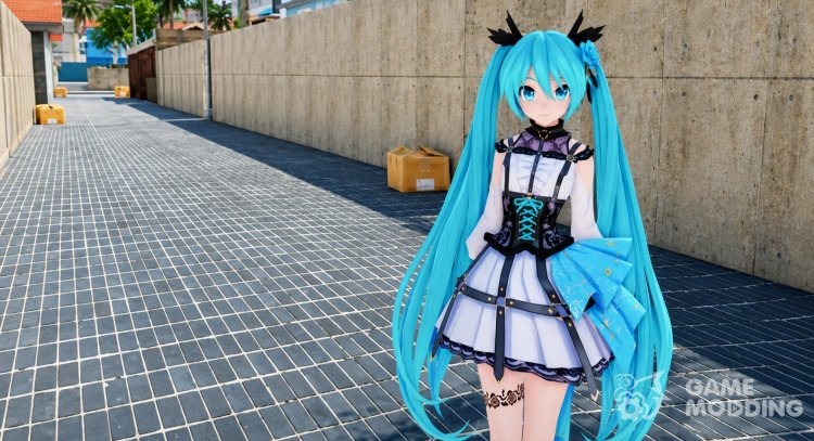 Hatsune Miku - Jaula de Rosas para GTA San Andreas