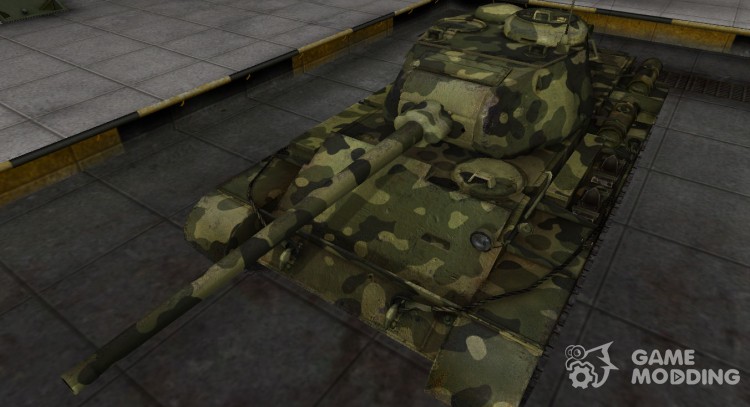 Skin para el T-44 con el camuflaje para World Of Tanks