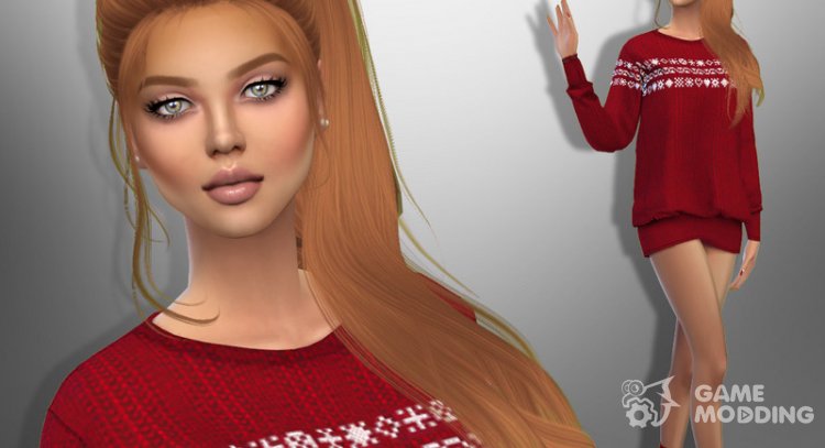 Hannah Vitale para Sims 4