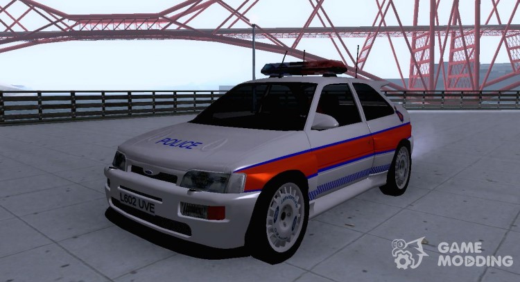 Ford Escort (La Policía Del Reino Unido) para GTA San Andreas
