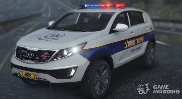 KIA Sportage Israeli Police para GTA 5
