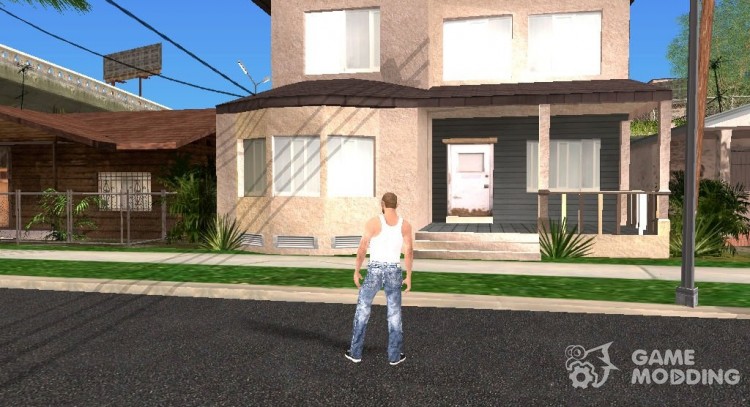 Four new houses on Grove Street for GTA San Andreas
