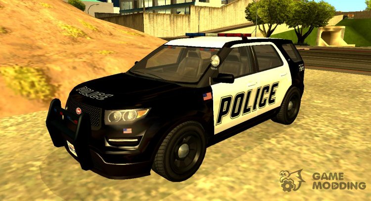 GTA 5 Vapid Police Cruiser Utility V3 para GTA San Andreas