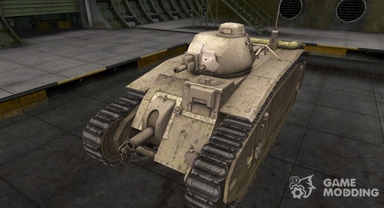 A deserted French skin for B1 for World Of Tanks