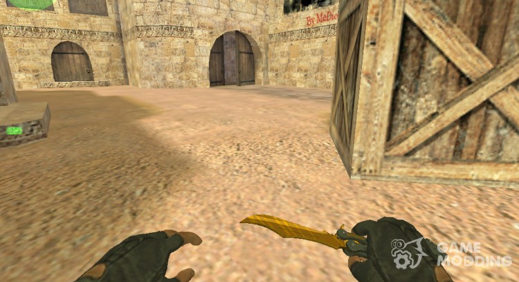 Butterfly knife Tiger tooth for Counter Strike 1.6