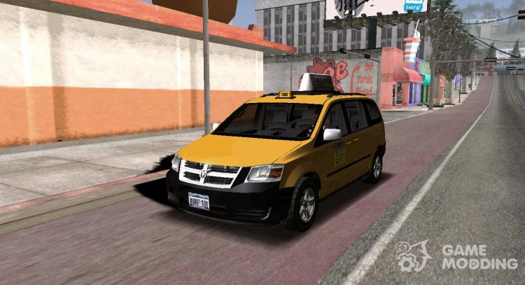 Dodge Grand Caravan '09 Taxi para GTA San Andreas
