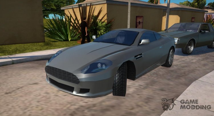 El Aston Martin DB9 Low Poly para GTA San Andreas
