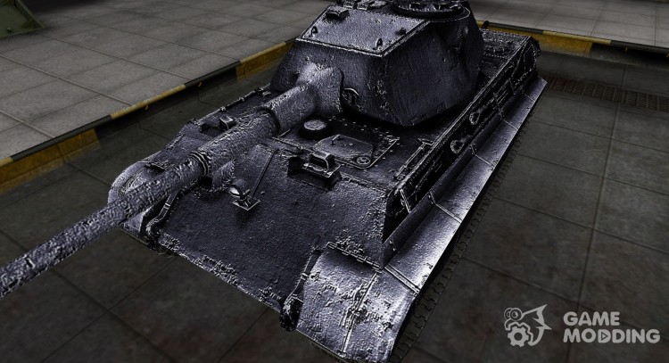Темный скин для PzKpfw VIB Tiger II для World Of Tanks