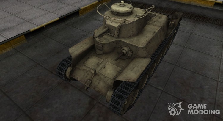 La piel para el chino, el tanque Type 2597 Chi-Ha para World Of Tanks