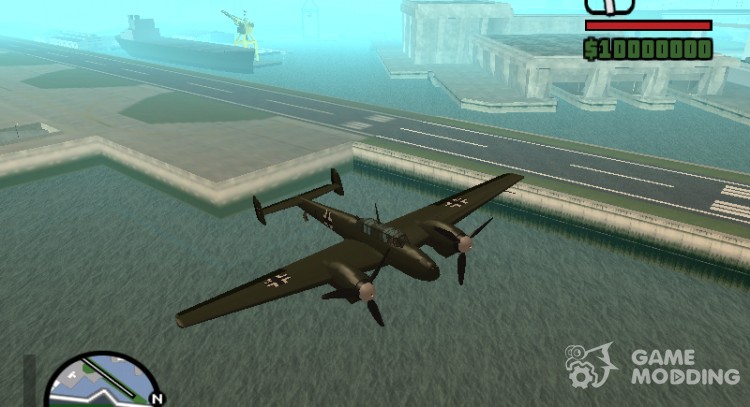 Messerschmitt Bf 110 Zerstörer for GTA San Andreas