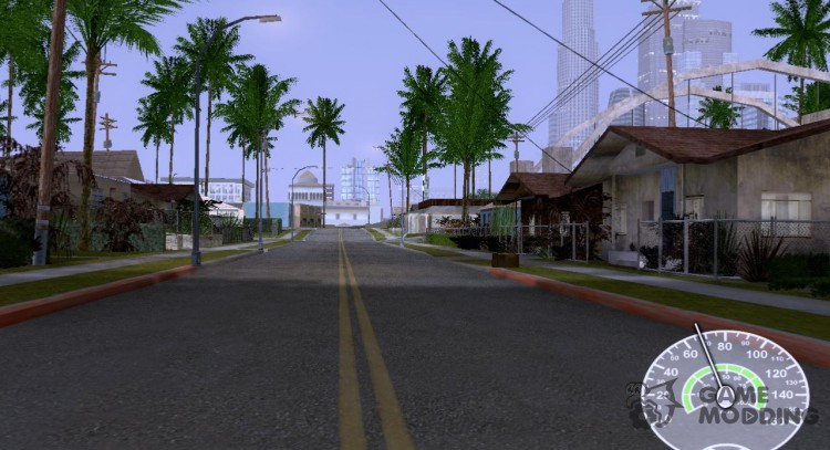 Blanco velocímetro para GTA San Andreas