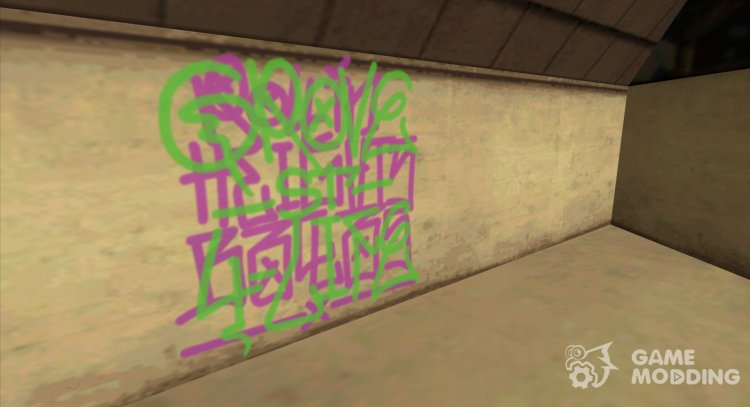 Vanilla Graffiti Remastered for GTA San Andreas