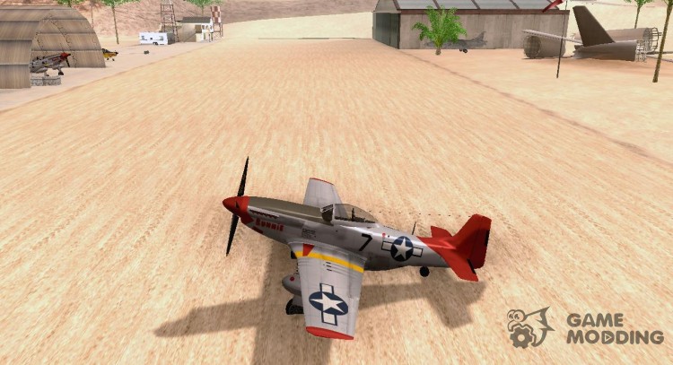 P51D Mustang Red Tails for GTA San Andreas