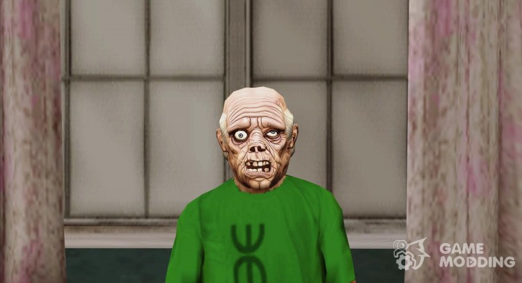 La máscara de monstruoso zombies v1 (GTA Online) para GTA San Andreas