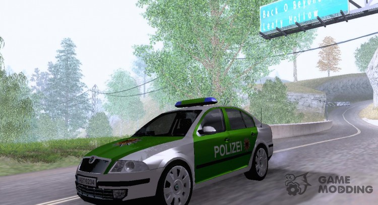 Skoda Octavia немецкая полиция для GTA San Andreas