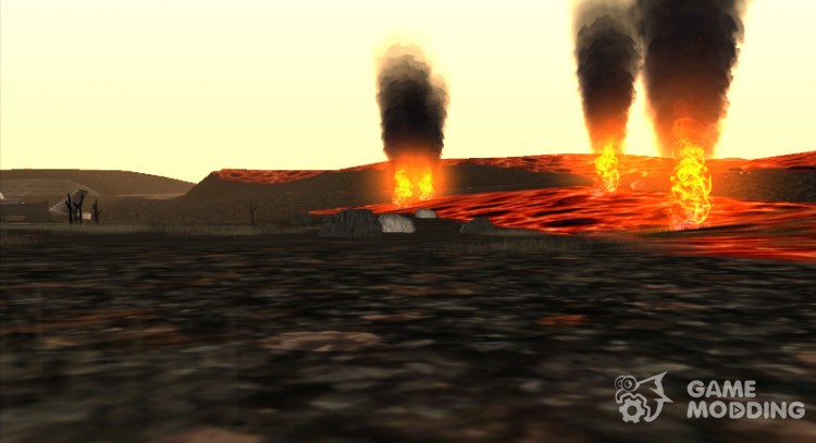 Volcanic Desert для GTA San Andreas