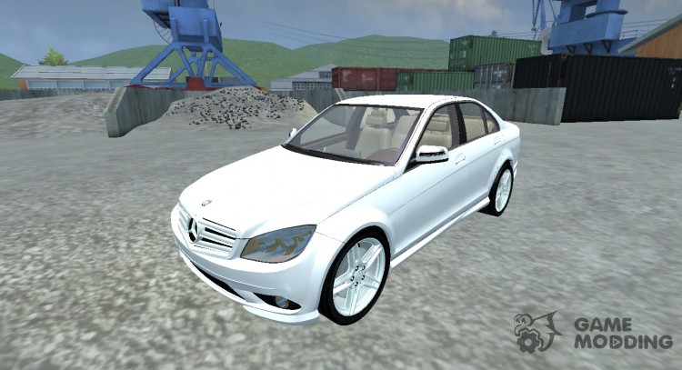 Mercedes-Benz C350 v1.1 for Farming Simulator 2013