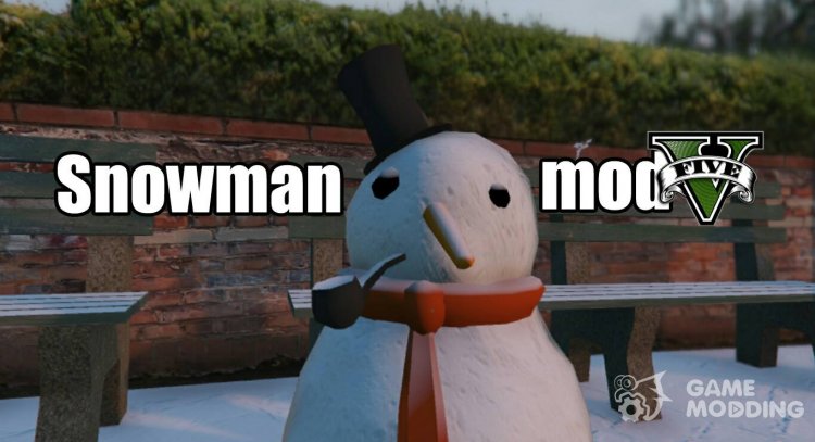 Snowman mod V 1.0 for GTA 5