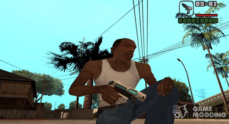 Инопланетный Tec9 для GTA San Andreas