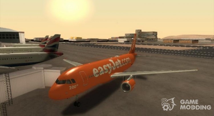 Airbus A320-214 EasyJet 200th Plane for GTA San Andreas