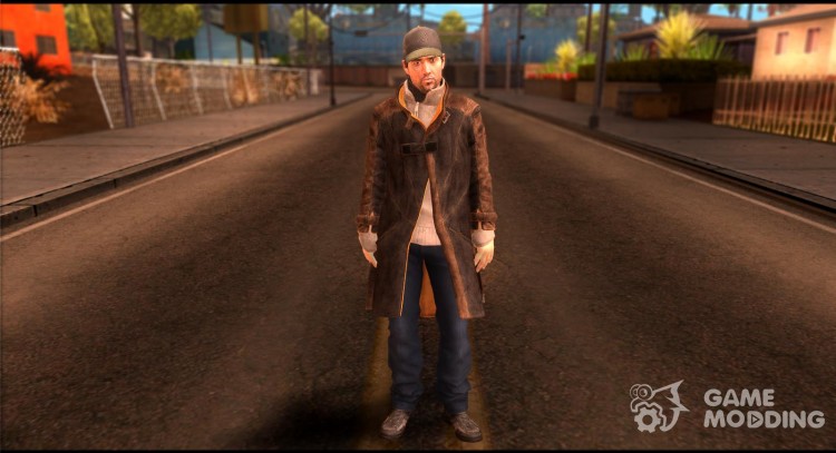 Aiden Pearce from Watch Dogs v11 para GTA San Andreas
