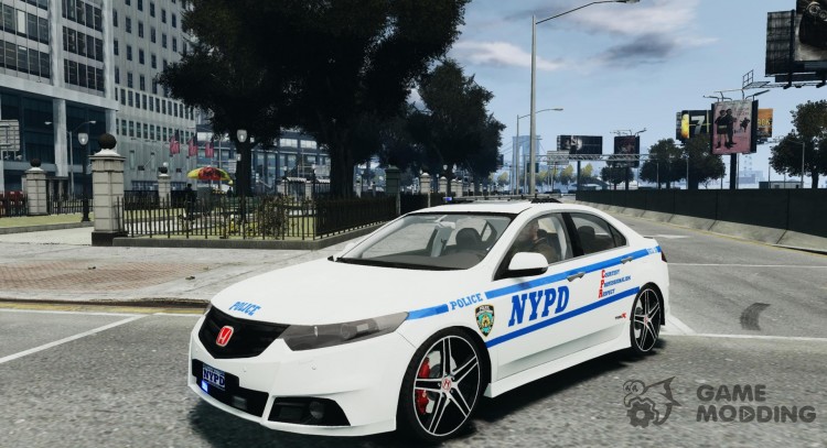 Honda Accord Type R NYPD (City Patro 1950l) для GTA 4
