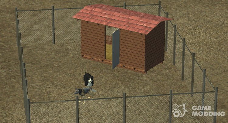 Aviario con perros para Farming Simulator 2013
