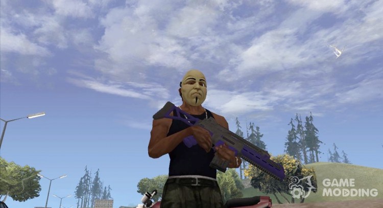 Bandit mask GTA V Online for GTA San Andreas