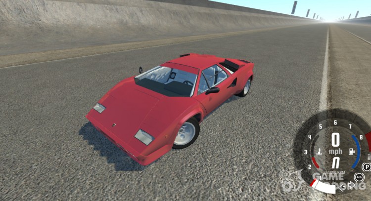 Lamborghini Countach для BeamNG.Drive