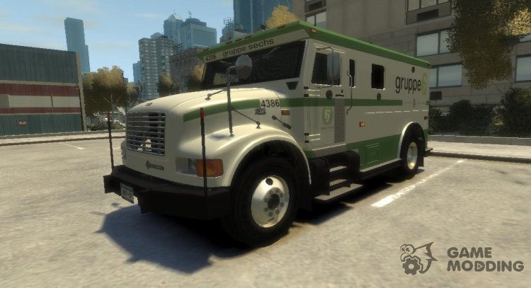 Navistar International 4700 Armored Truck Bank for GTA 4