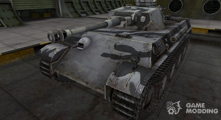 La piel para el tanque alemán Panzer V/IV para World Of Tanks