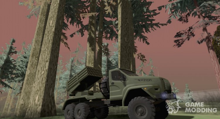 Ural Next bm-21 Grad para GTA San Andreas