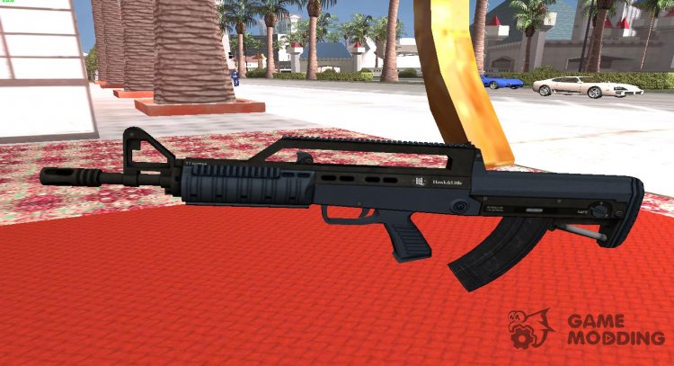 GTA V Hawk & Little Tripulación Rifle (Base) v2 para GTA San Andreas