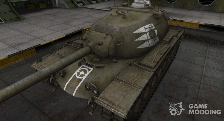 Breaking through the compass zone M103 for World Of Tanks