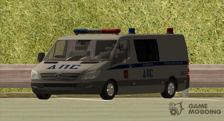 Mercedes-Benz Sprinter de la polica de trfico para GTA San Andreas