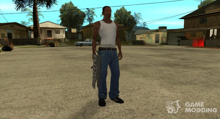 MP5 с российскими номерными знаками для GTA San Andreas