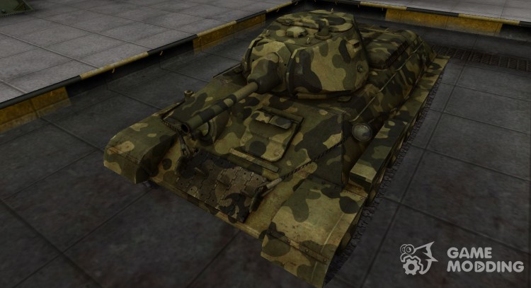 Skin para el T-34 con el camuflaje para World Of Tanks