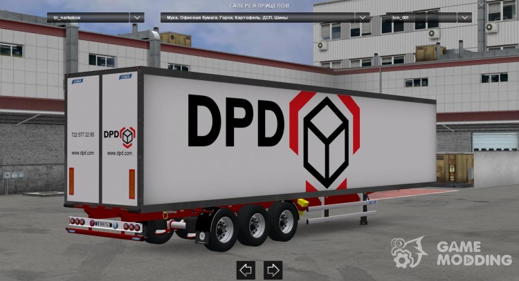 European Trailers Pack v 1.1 для Euro Truck Simulator 2