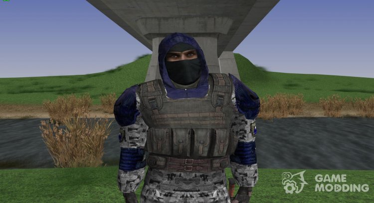 Miembro de la agrupación de cielo Oscuro en TN-1 de S. T. A. L. K. E. R v.6 para GTA San Andreas