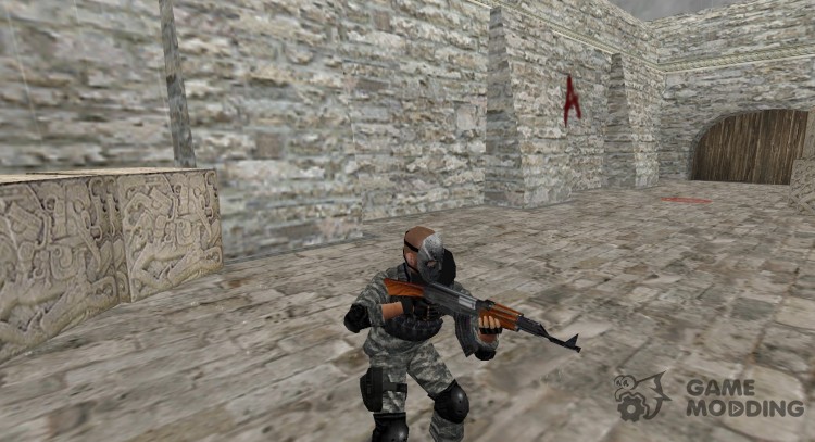 A professional mercenary (modified version). for Counter Strike 1.6