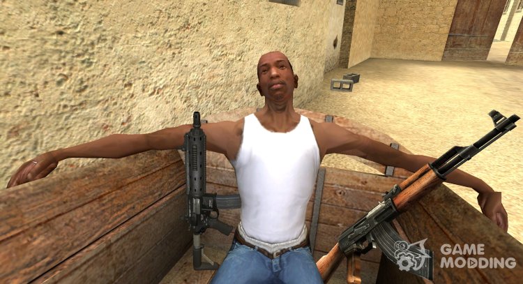 CJ de GTA San Andreas para Counter-Strike Source