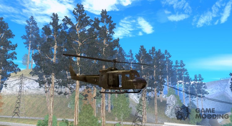 EL UH-1H para GTA San Andreas
