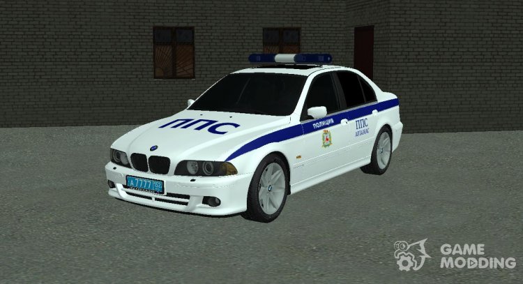 BMW 540I policía PPS Rusia v. 2 para GTA San Andreas