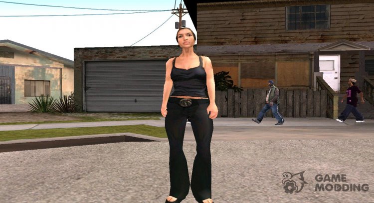 Catalina cutscene skin from Mobile Version для GTA San Andreas