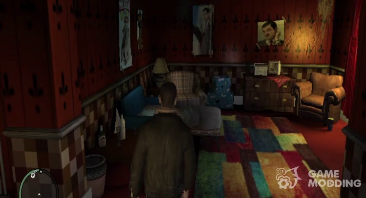 Mr. Bean's house mod for Broker apartment para GTA 4