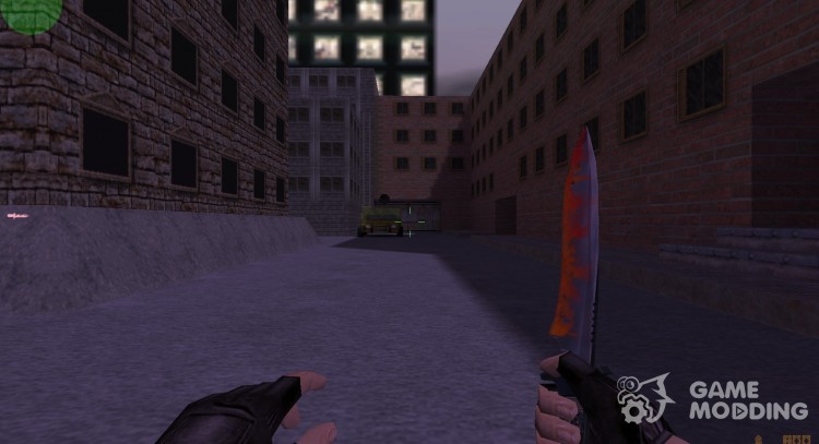 De fuego, cuchillo para Counter Strike 1.6